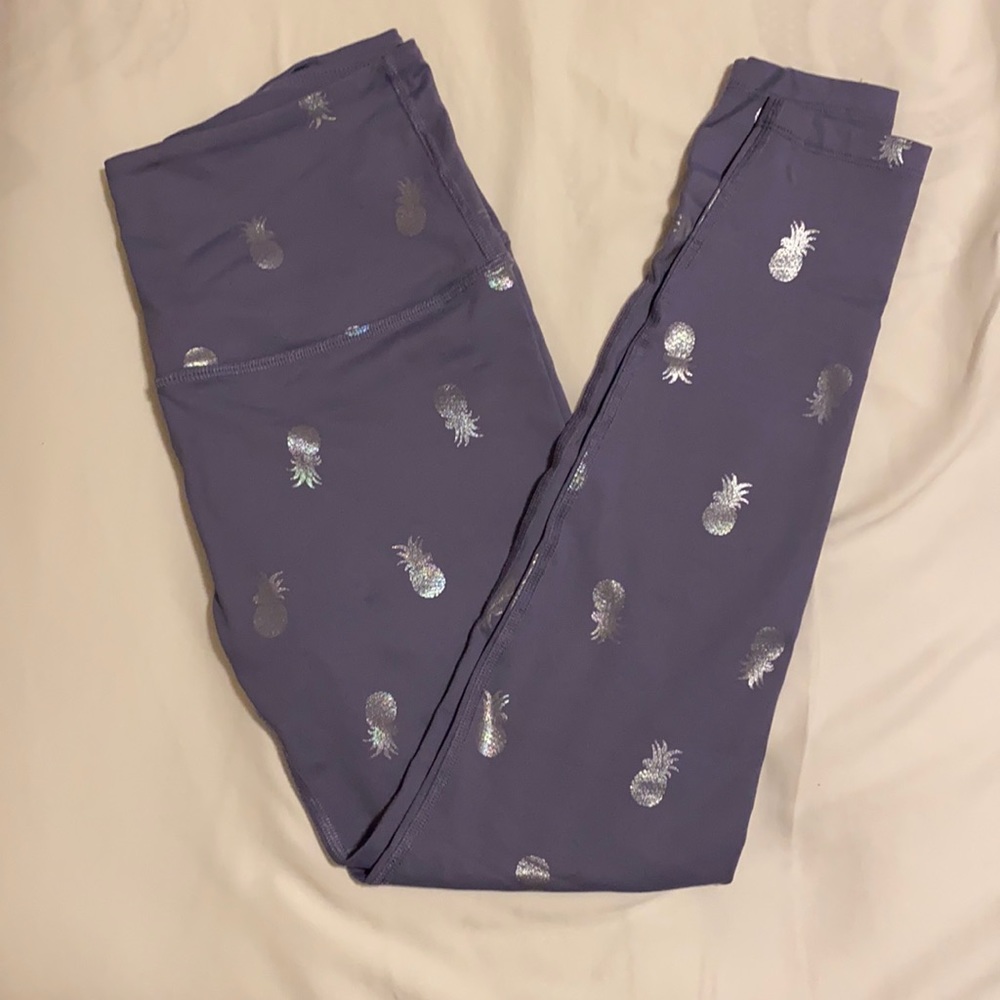 Pineapple High Waisted Midi Leggings